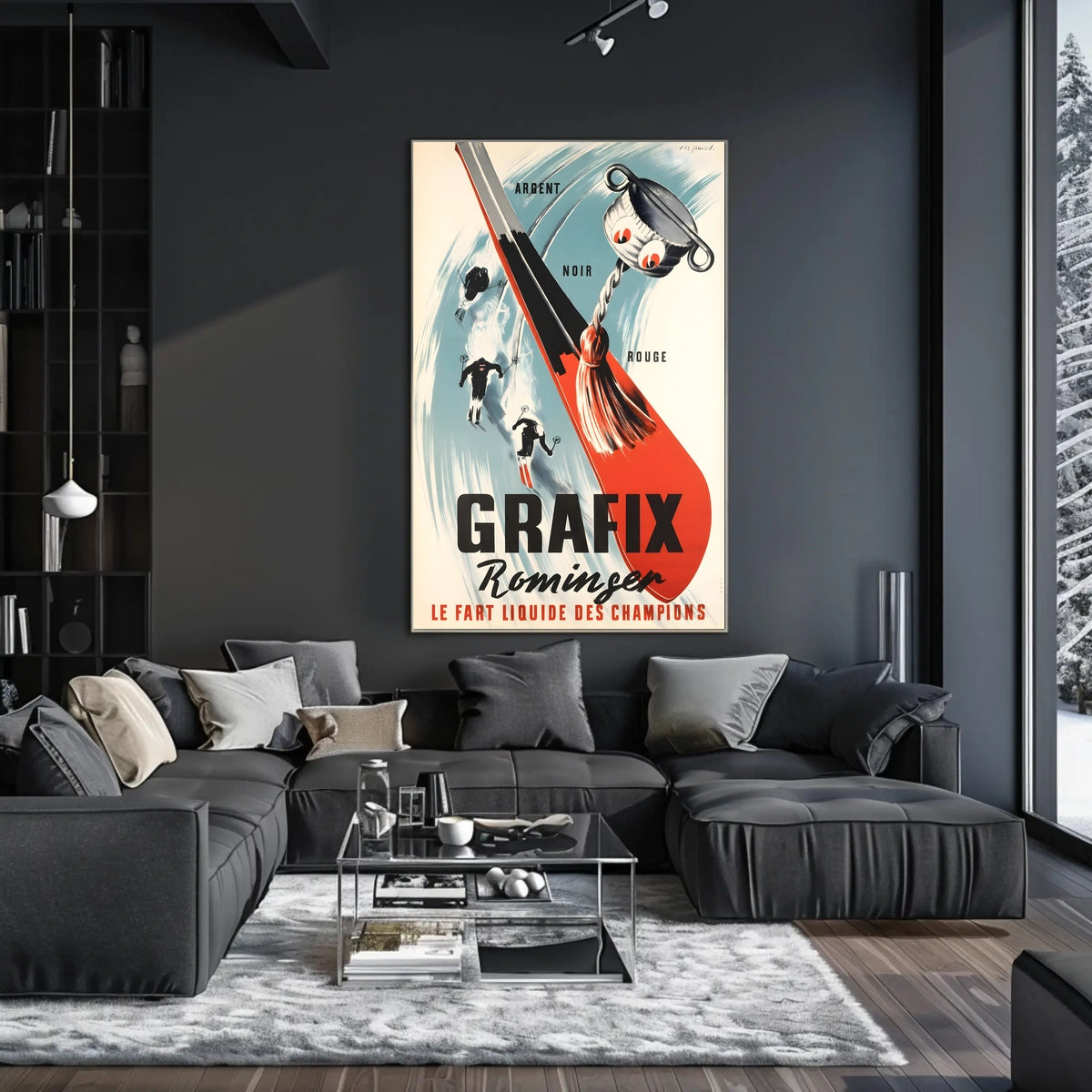 Grafix Le Fart Liquide Des Champions Poster