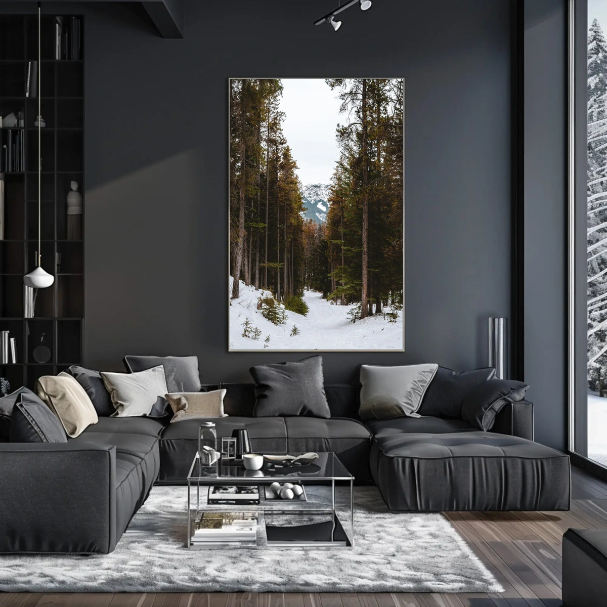 Serene Winter Landscape National Park Poster