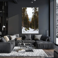 Serene Winter Landscape National Park Poster