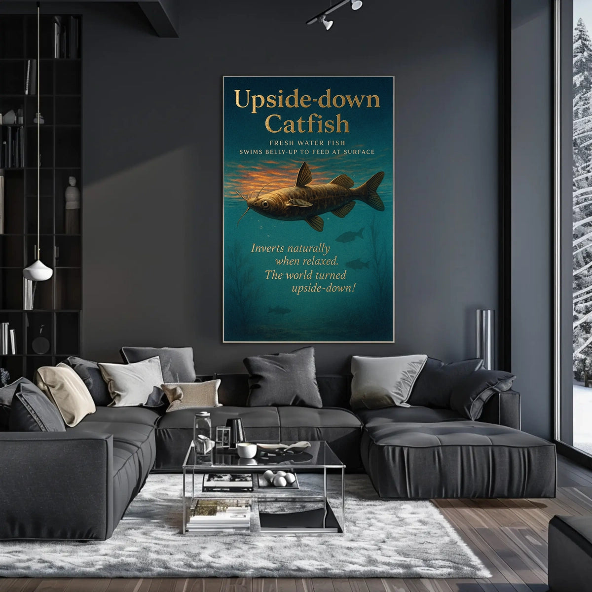 Upside-down Catfish Poster