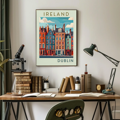 Vintage Poster - Ireland Dublin