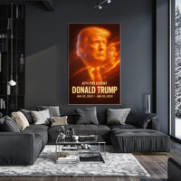 Trump Radiance Patriotic Cinematic Poster