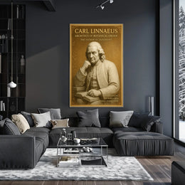 Carl Linnaeus Architect of Botanical Order Poster