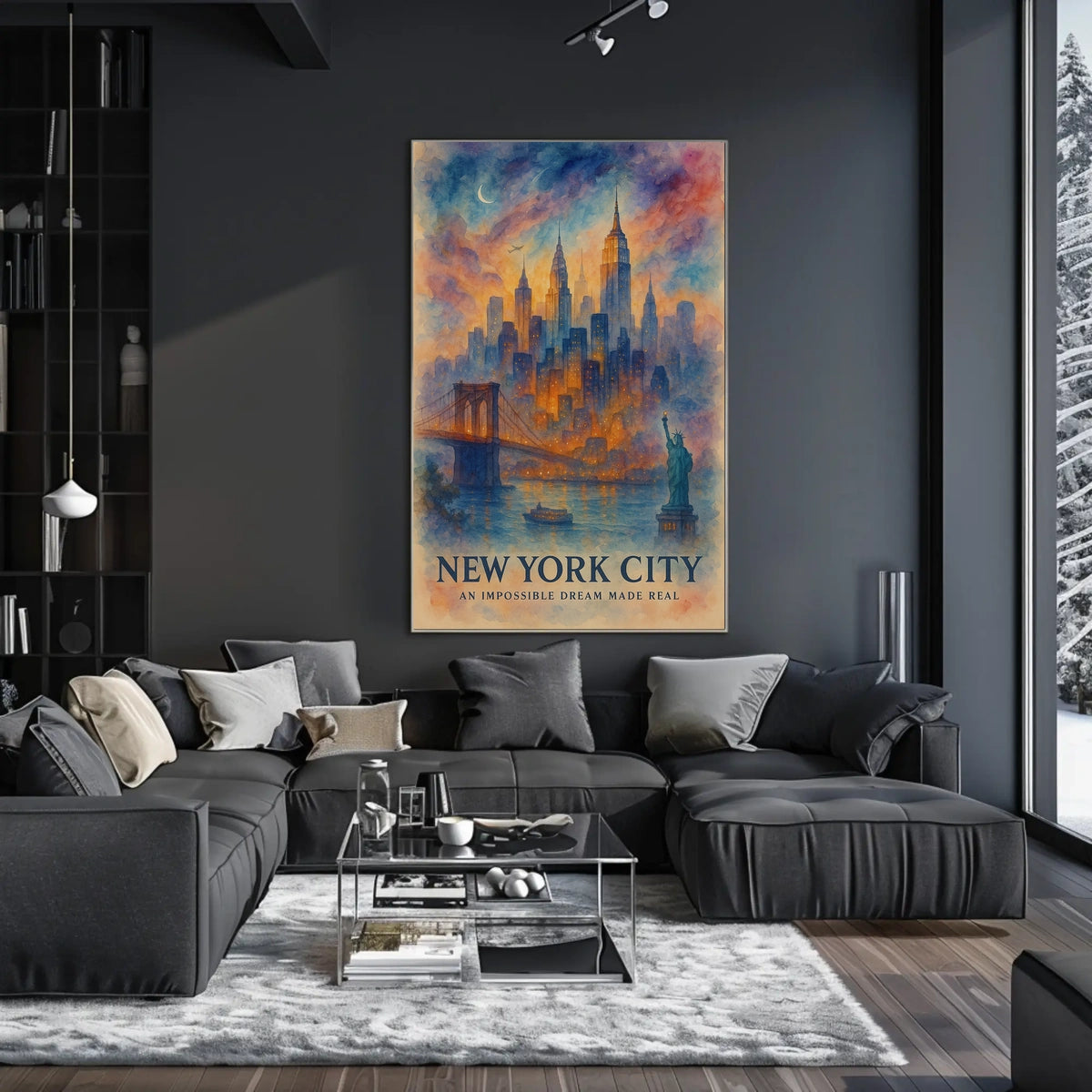 New York City An Impossible Dream Made Real Poster