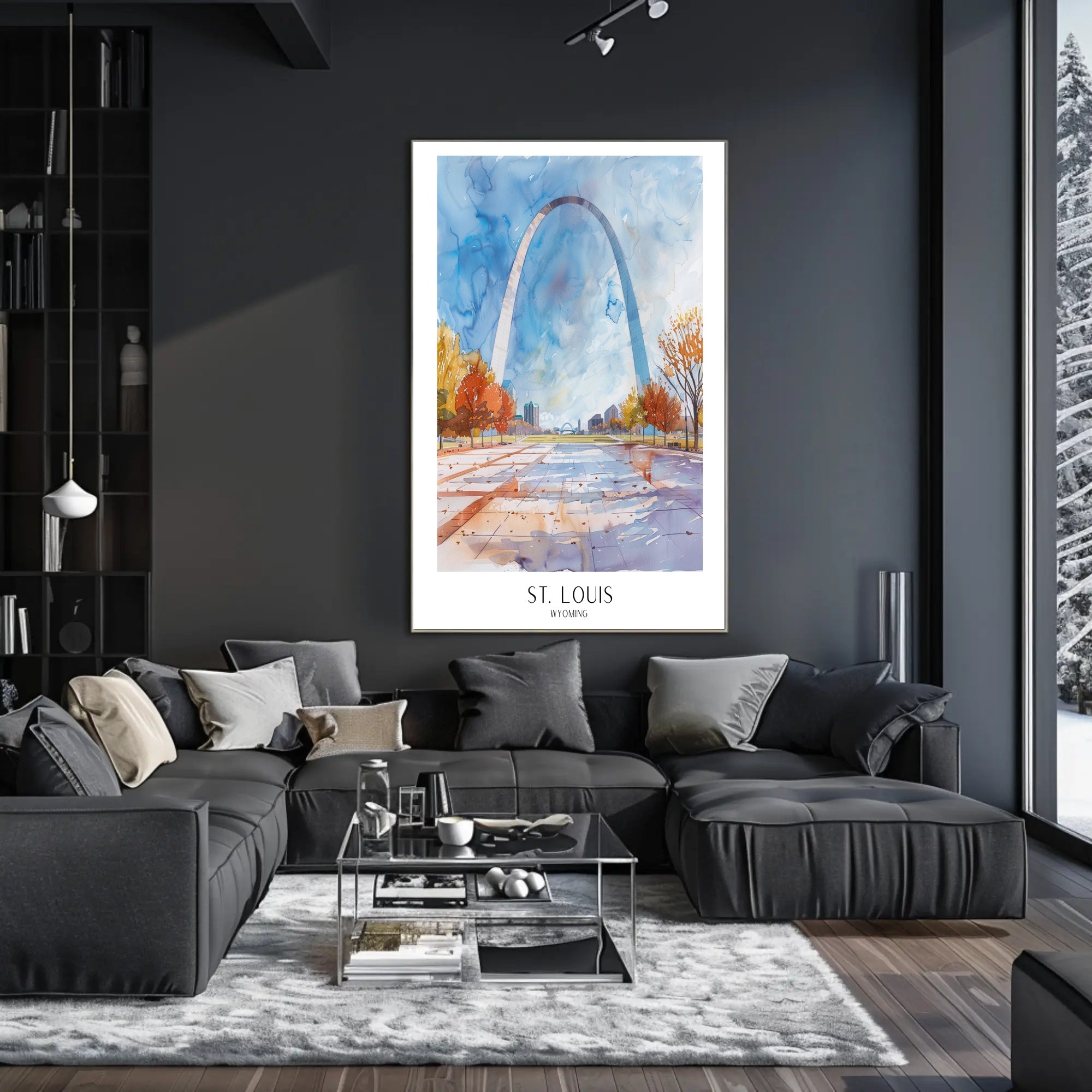 St. Louis in Art Poster PosterGoat