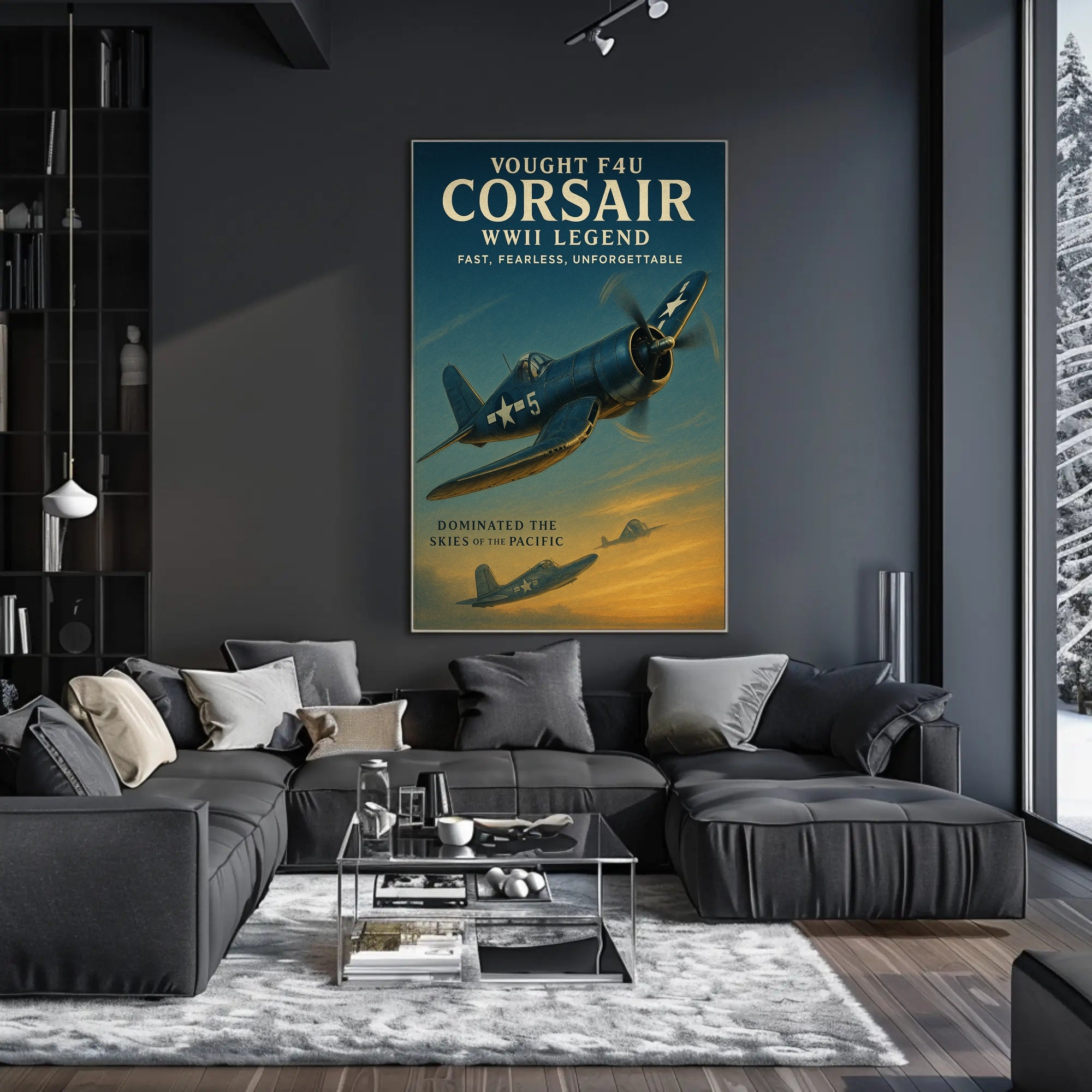 Vought F4U Corsair: WWII Legend Poster