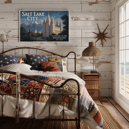 Salt Lake City Gateway to the Mountains Poster