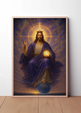 Divine Majesty Sacred Art Iconography Poster