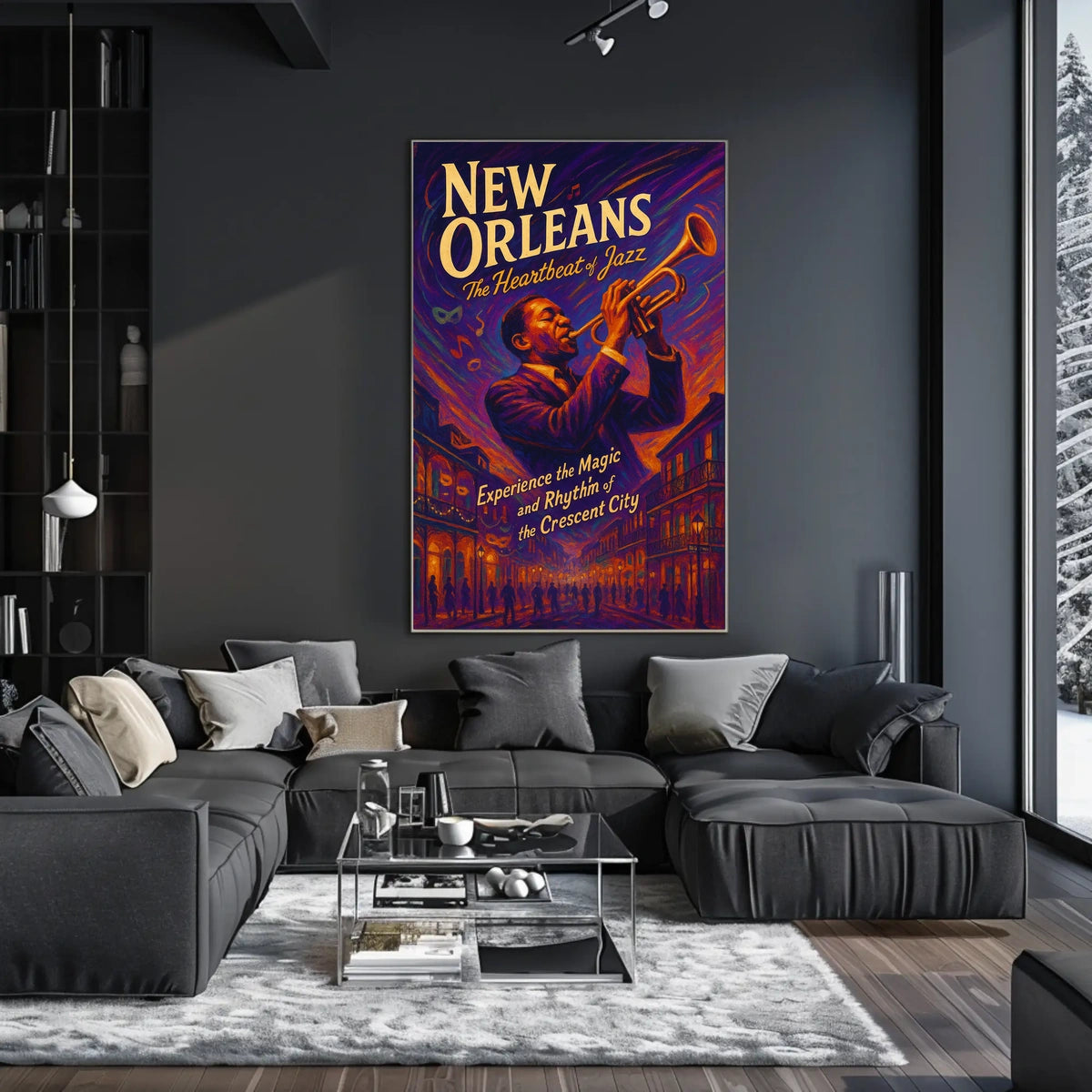 New Orleans The Heartbeat Of Jazz Poster