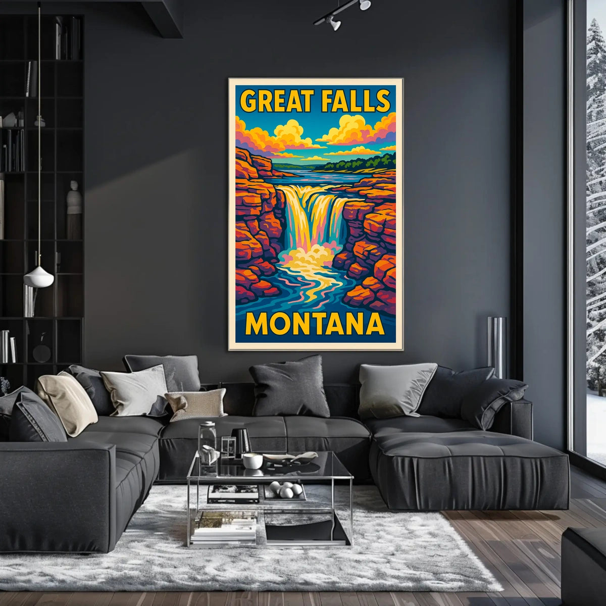 Great Falls, Montana Poster