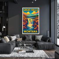 Great Falls, Montana Poster
