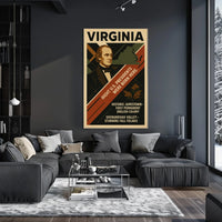 Virginia Birthplace Of U.S. Presidents Poster