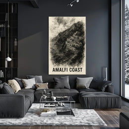 Amalfi Coast Poster Wall Art 18x24 Travel Decor Collection