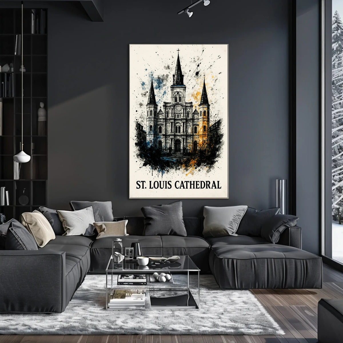 St. Louis Cathedral Art Poster