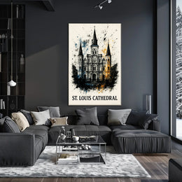 St. Louis Cathedral Art Poster