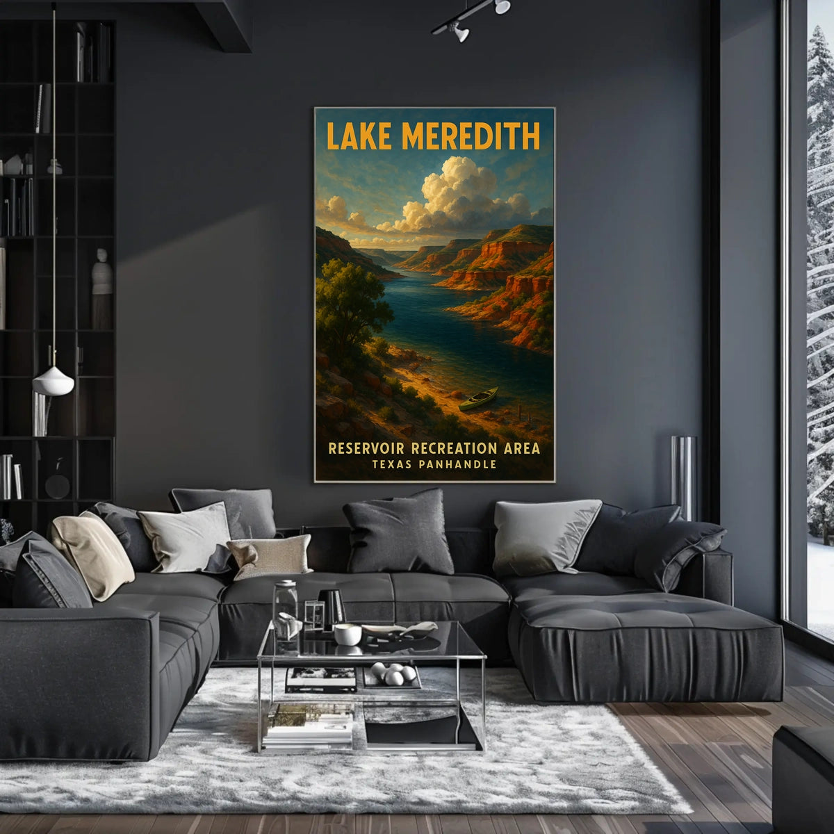 Lake Meredith Reservoir Recreation Poster