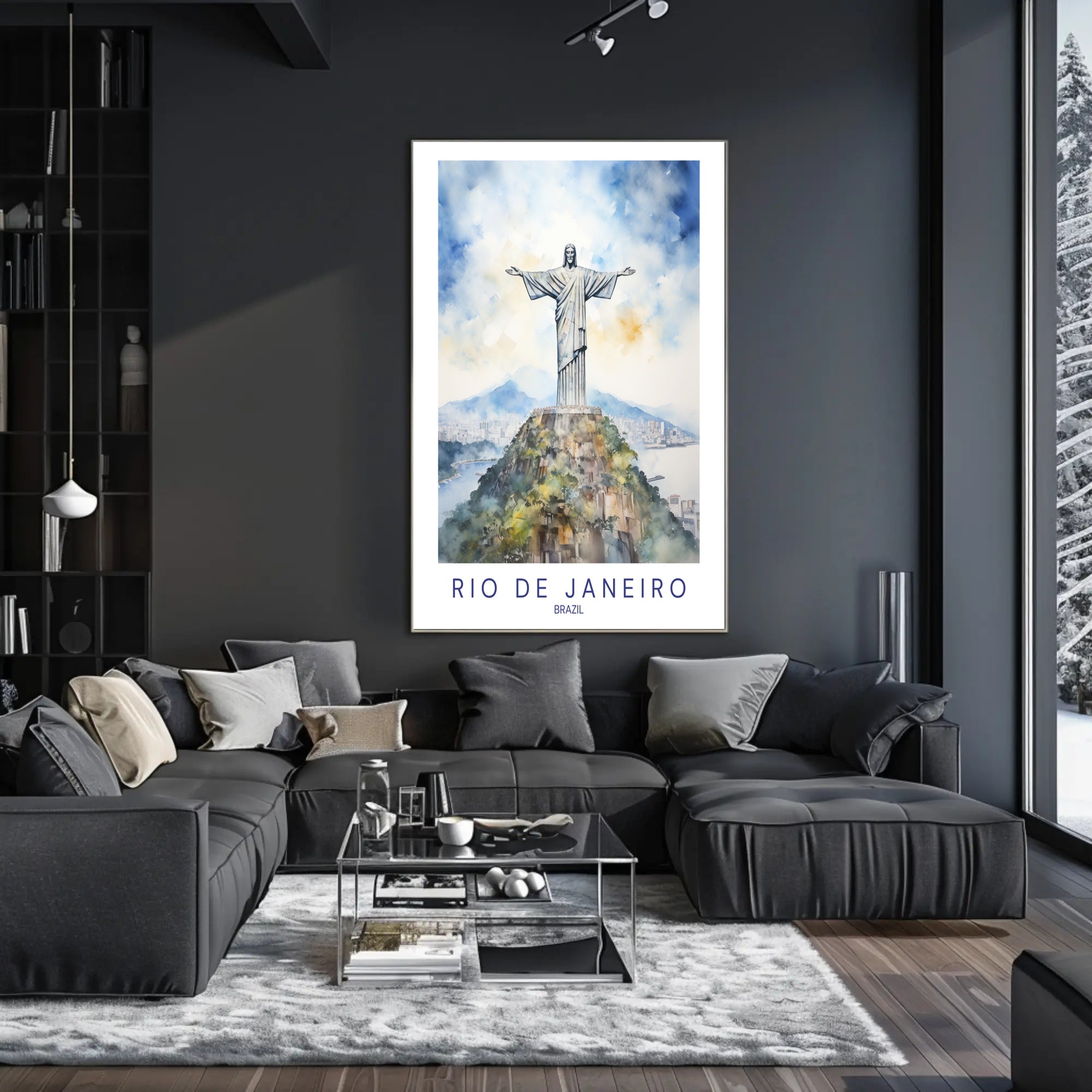 Iconic View of Rio de Janeiro Poster PosterGoat