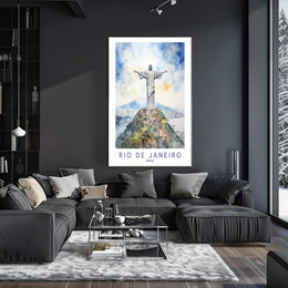Iconic View of Rio de Janeiro Poster PosterGoat