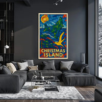 Christmas Island Mosaic Poster