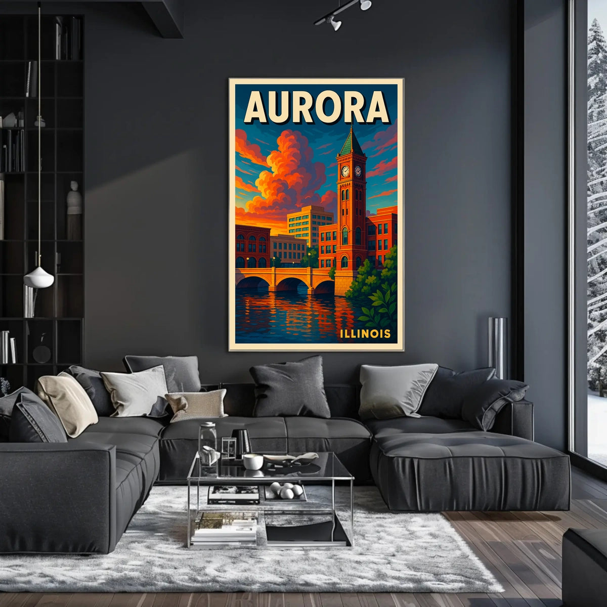Aurora, Illinois Poster
