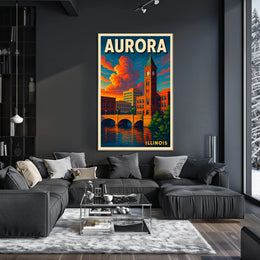 Aurora, Illinois Poster