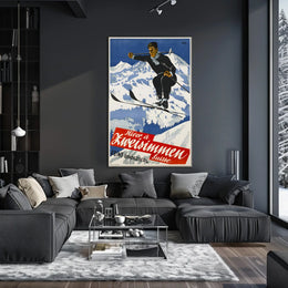 Winter In Zweisimmen Poster