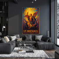 Archangel Michael Art poster