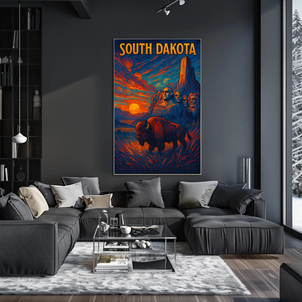 South Dakota Scenic Poster