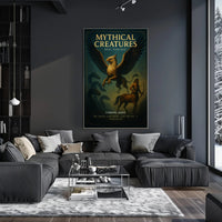 Mythical Creatures Epic Fantasy Poster