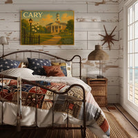 Cary Community Travel Poster Art Print