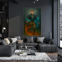 Elemental Athlete Art Jim Thorpe Poster