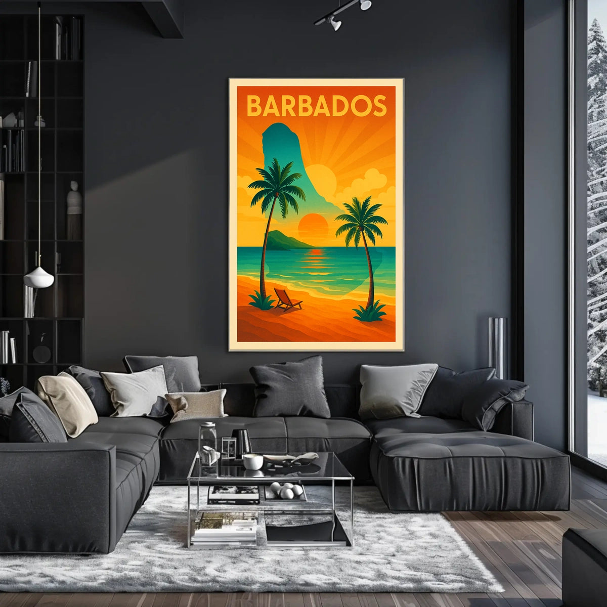 Barbados Sunset Poster