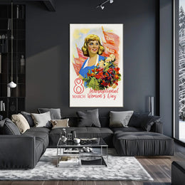International Women's Day Unity Political or Propaganda Poster