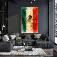 Vibrant Mexican Flag Poster
