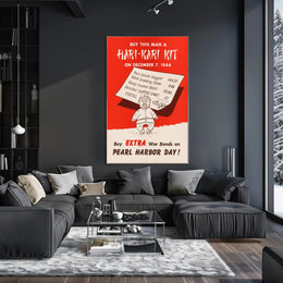 Pearl Harbor Day War Bonds Promotion Poster PosterGoat
