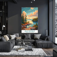 Isle Royale Tranquil Scene National Park Poster
