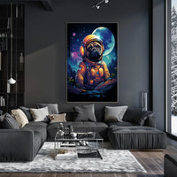 Cosmic Canine Adventure Poster