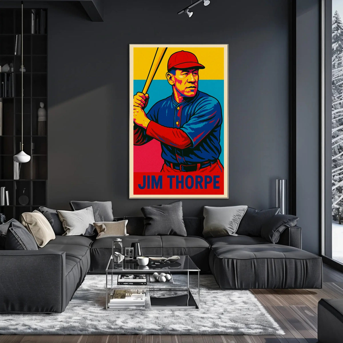 Jim Thorpe Legendary Athlete Poster