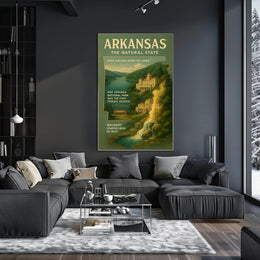 Arkansas The Natural State Poster