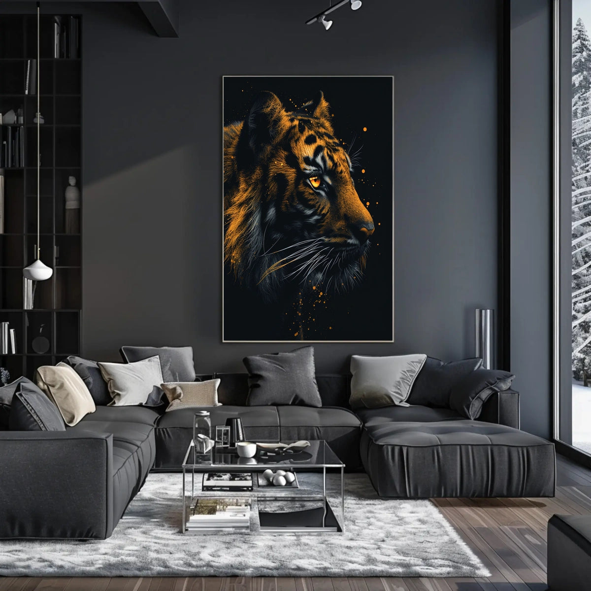 Majestic Tiger Portrait Poster