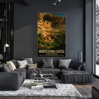Montezuma Castle Ancient Cliff Poster