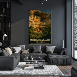 Montezuma Castle Ancient Cliff Poster