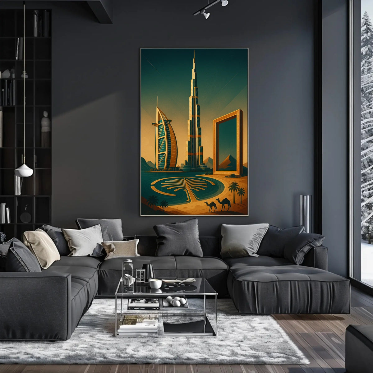 Iconic Landmarks Of Dubai Poster