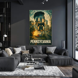 Pennsylvania A Journey Through Time Poster