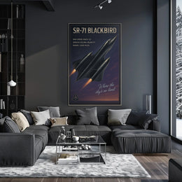 SR-71 Blackbird Speed and Innovation Poster