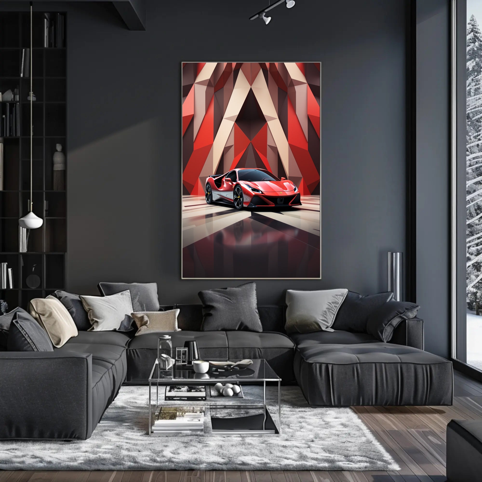Sleek Design in Motion Poster PosterGoat