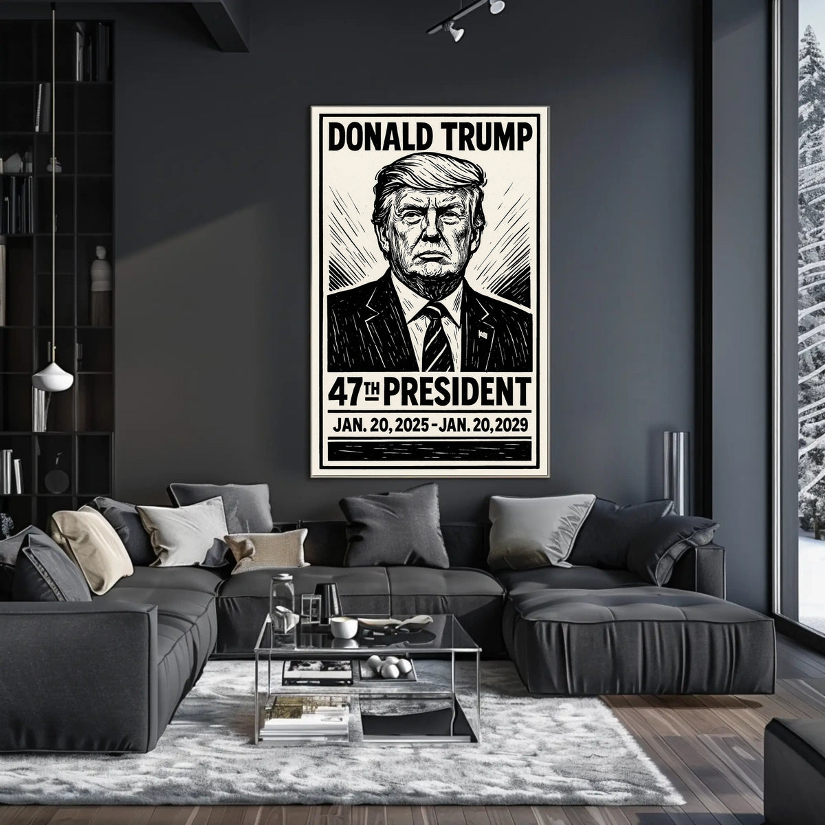 Donald Trump Visionary Statesman of Tomorrow Poster