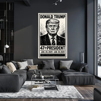 Donald Trump Visionary Statesman of Tomorrow Poster