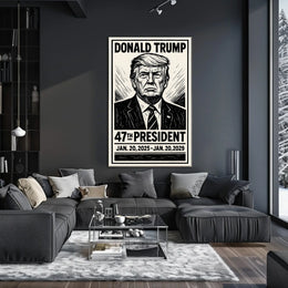 Donald Trump Visionary Statesman of Tomorrow Poster
