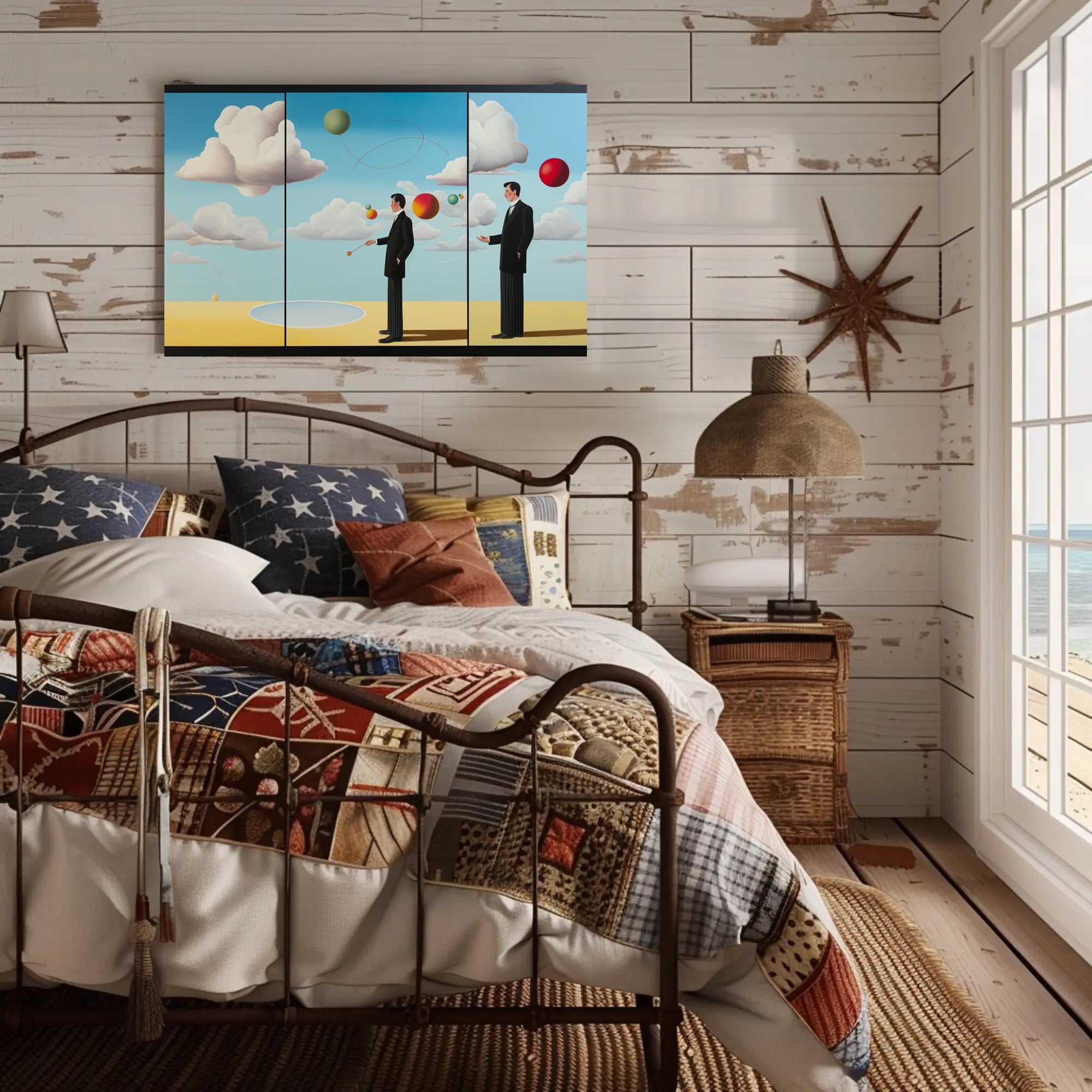 Surreal Dreamscape Explosion: Abstract or Artistic Poster